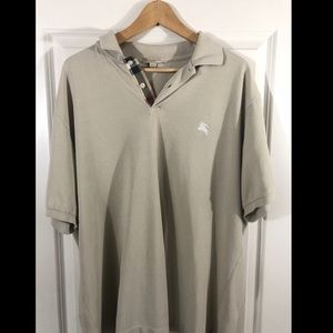 Burberry Brit Men Tan Nova Check Polo Shirt
